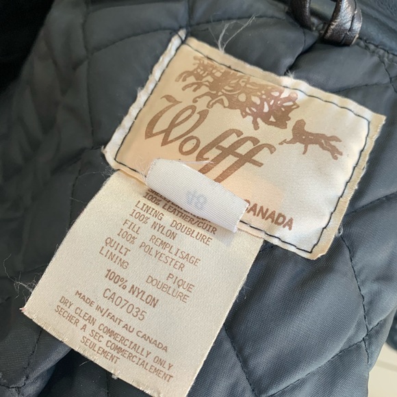 Rare Wolff of Canada Motorcycle Leather Jacket✨ - Picture 8 of 16